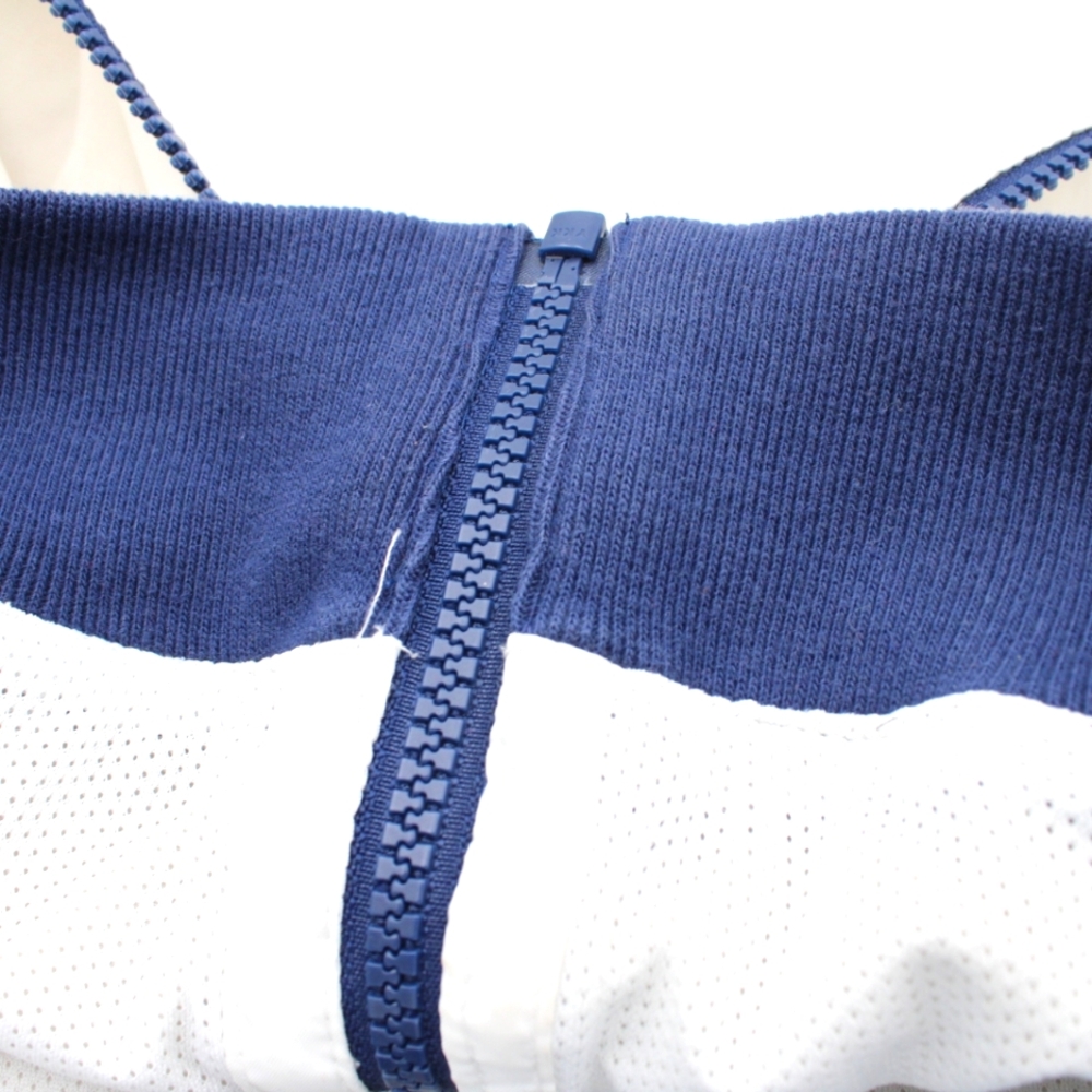Nike Men’s Medium White Blue Navy Windbreaker Jacket - Picture 9 of 9